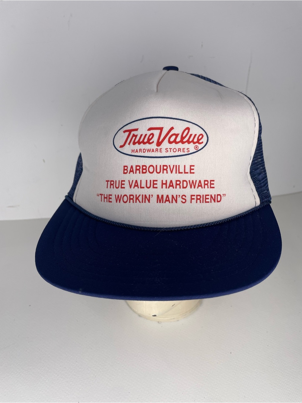 Vintage Federal Truckers Hat True Value Hardware Foam Mesh Snapback Barbourville